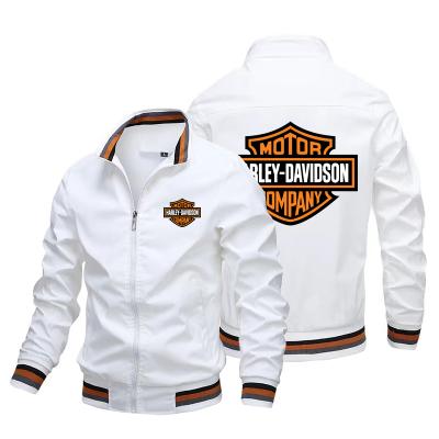 harleydavidson Harley-Davidson 로고 프린트 자켓 봄 가을 남성 캐주얼 자켓 씬 자켓