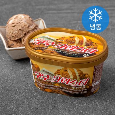 아이스크림 구구 크러스터 아이스크림 (냉동), 660ml, 1개