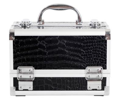 샤넬거울 메이크업박스 전문 상자 알루미늄 합금 주최자 여성 화장품 케이스 거울 여행 대용량 가방 가방