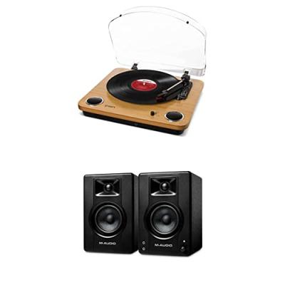 아이온오디오 ION Audio 레코드 플레이어 및 모니터 스피커 세트 Max LP & BX3