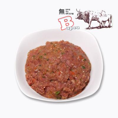 강아지생식 더펫코리아 뼈넣은 야채바프 소고기 1kg 애견생식 강아지생식, 200g, 5개