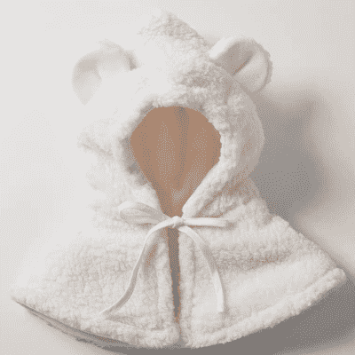 아기모자 [블랙체리] 유아동 후드넥워머 모자