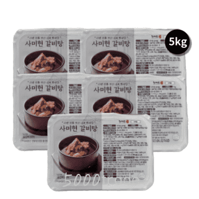 사미헌갈비탕 사미헌 갈비탕 간편 보양식 밀키트 x 5팩(5kg)