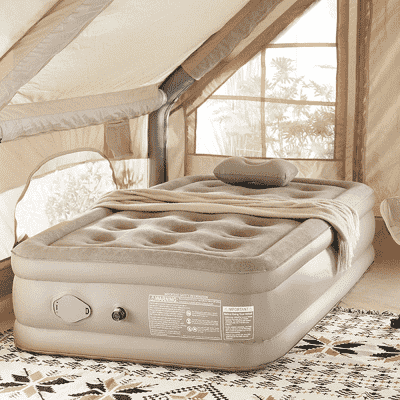 캠핑에어매트 어반카모 캠핑 자충 에어매트 야외 캠핑용 휴대용 침대 매트리스 2인용 더블