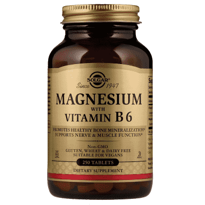 마그네슘 솔가 마그네슘 비타민 B6 포함 타블렛