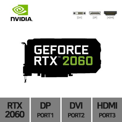 rtx2060super GALAX 지포스 그래픽카드 RTX 2060 BLACK D D6 6GB