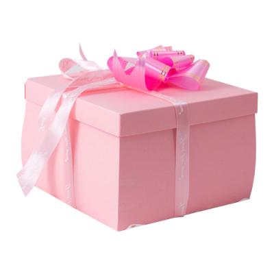2주년선물 리노드 5단 서프라이즈박스 DIY 폭발 상자 선물 프로포즈 생일 기념일 이벤트, 핑크 (DIY 상자)