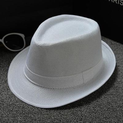 신사용가방 2019 봄 여름 레트로 모자 페도라스 탑 재즈 체크 무늬 모자 중산 모자 클래식 버전 샤포 모자