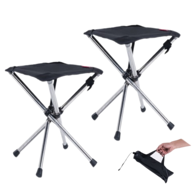 스노우피크 데이즈온샵 휴대용 텔레스코픽 스툴 의자 대형,2개