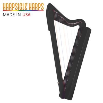 하프 [심로악기] 하프시클 Harpsicle Harp 26현 노레버 하프시클 하프 에코백 무료증정, Black(Stain)